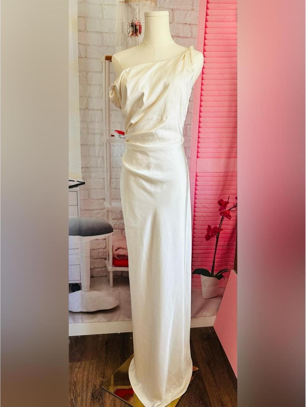 bec + bridge Lunetta Twist Strap Dress